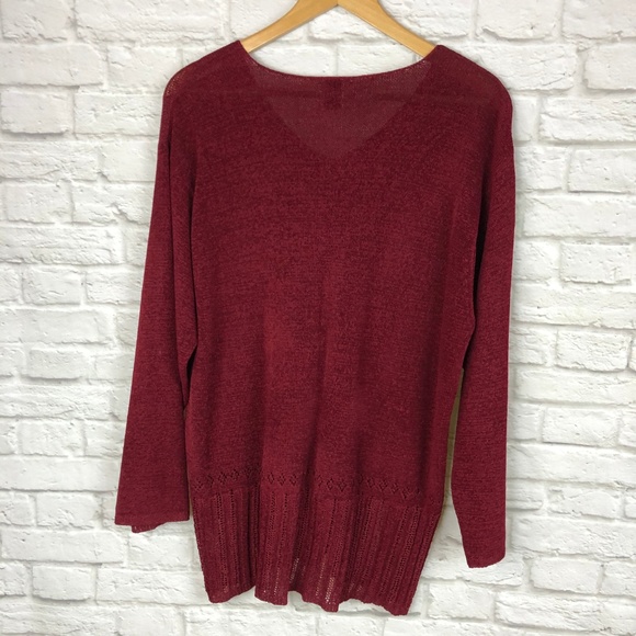 DKNY Women's Size L V-Neck Sweater Gently Loved - Picture 3 of 7